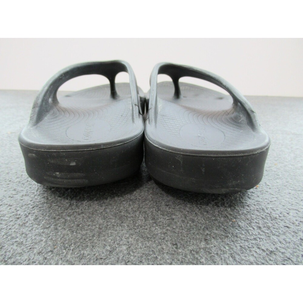 OOFOS Unisex Thong Sandal Size M6 W8 Black OOahh Sport Recovery Slide - Picture 13 of 13